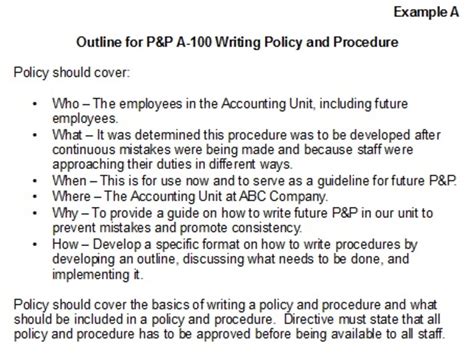 How to write a company IT policy .